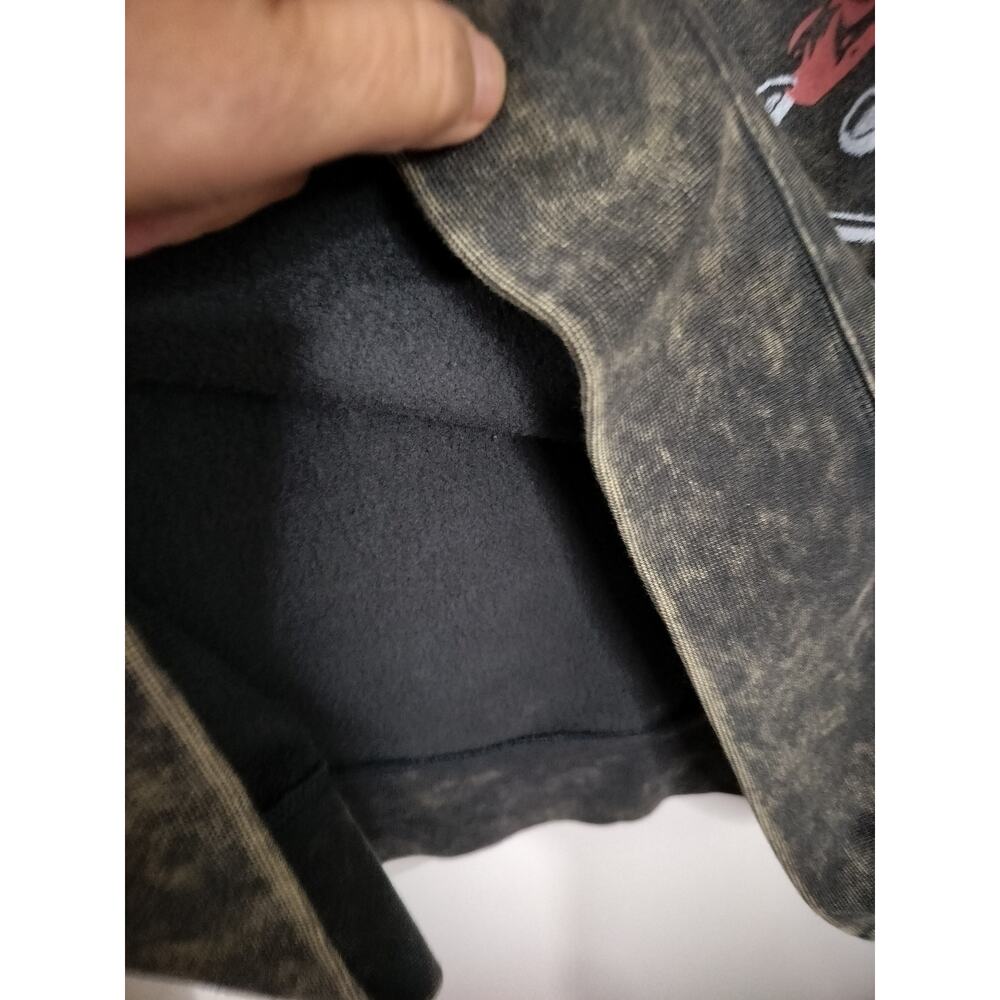 M1138) Nike Sportswear Club Graphic XXL Fleece Crewneck Sweatshirt Anthracite - Picture 10 of 10